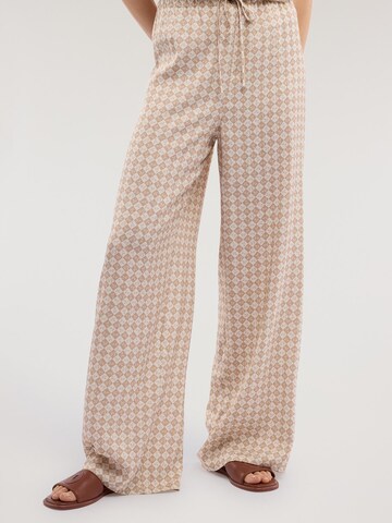 Wide Leg Pantalon Trussardi en beige
