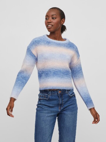 Vila Petite Sweater 'ZIENA' in Blue: front