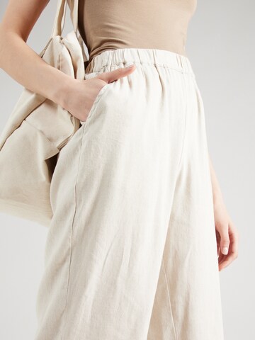 PULZ Jeans Loose fit Pants 'LUCA' in Beige