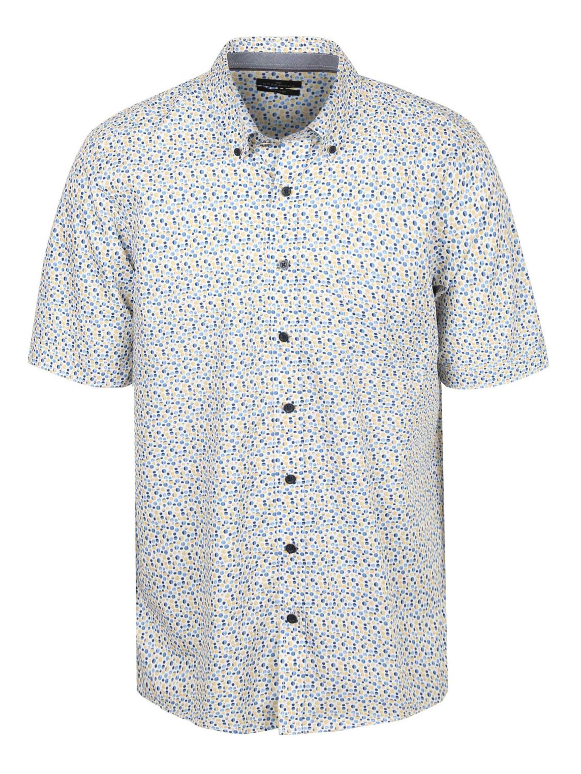 CASA MODA Regular fit Button Up Shirt in Blue: front