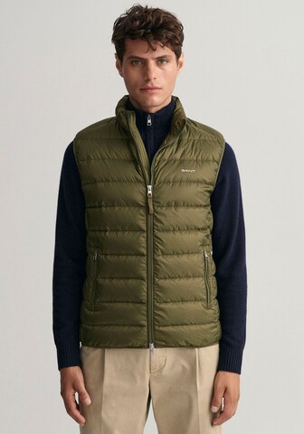 Gilet GANT en vert : devant