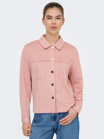 ONLY Välikausitakki värissä vaaleanpunainen