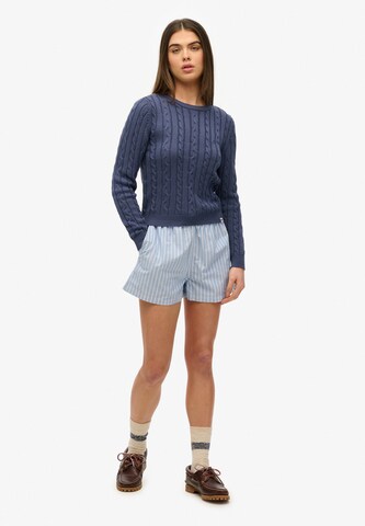 Pull-over 'Essentials' Superdry en bleu