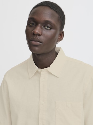 BLEND Regular fit Overhemd ' BHBAY LINEN ' in Beige