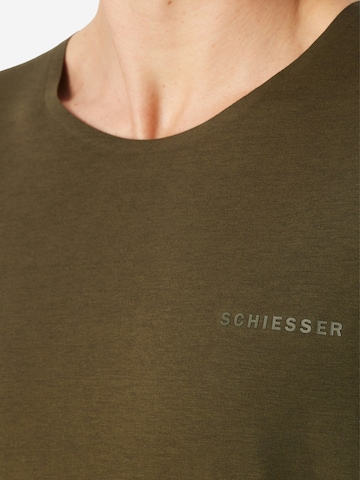 SCHIESSER Pyjama kort 'Modern Bonded' in Groen