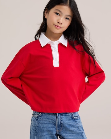 WE Fashion - Camiseta en rojo: frente
