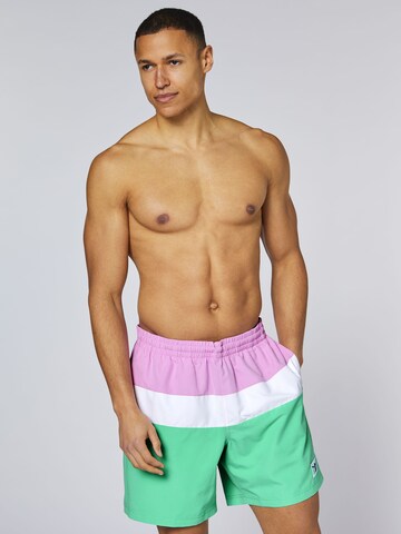 CHIEMSEE Swim Trunks in Green: front