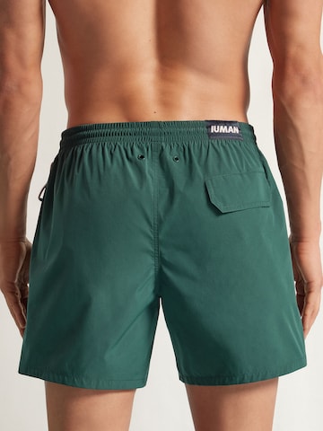 IUMAN Intimissimi Swim Trunks in Green