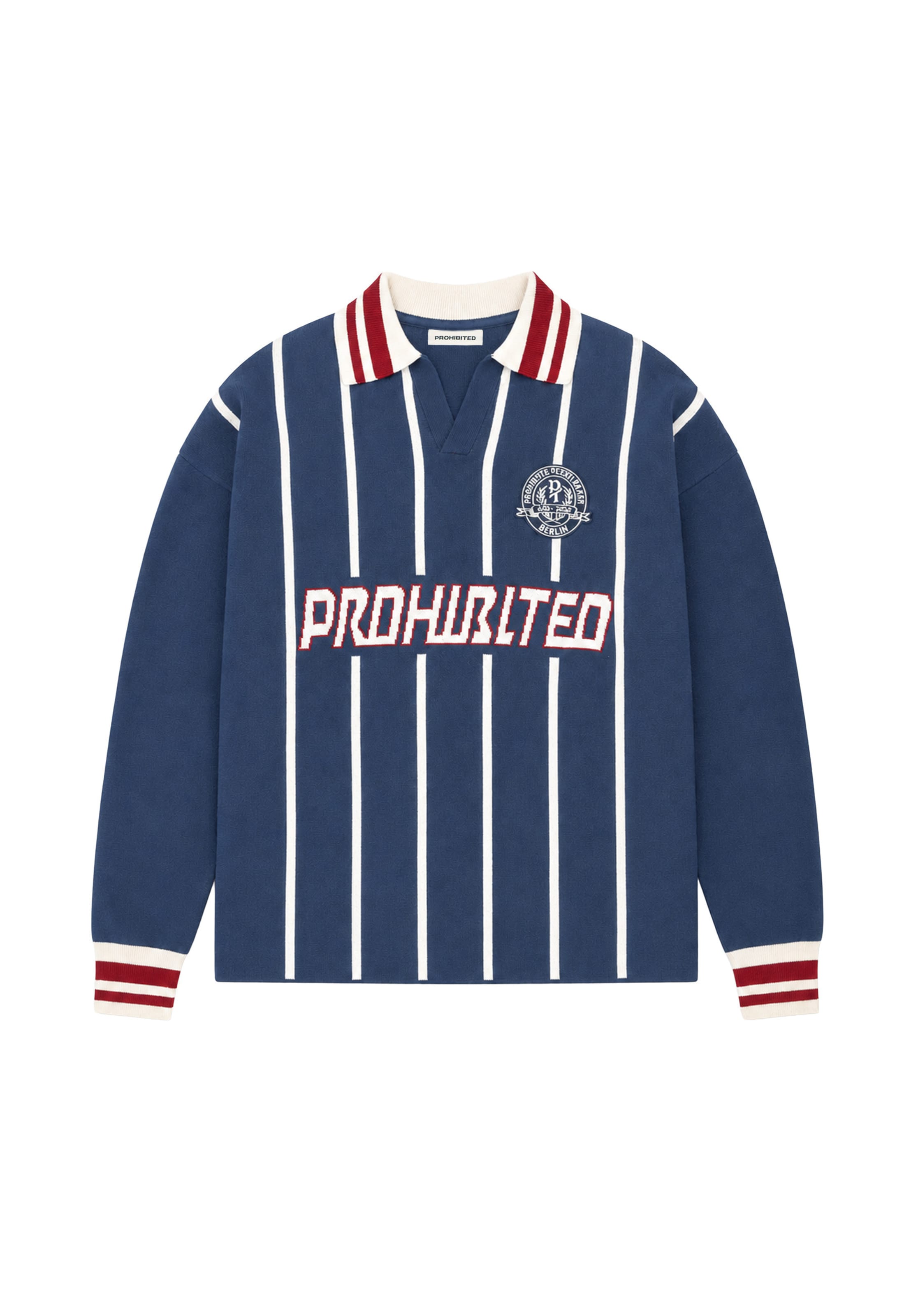 Prohibited - Jersey en azul: frente