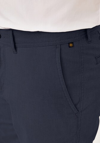 REDPOINT Slimfit Shorts in Blau