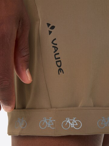 VAUDE Regular Outdoor trousers in Brown