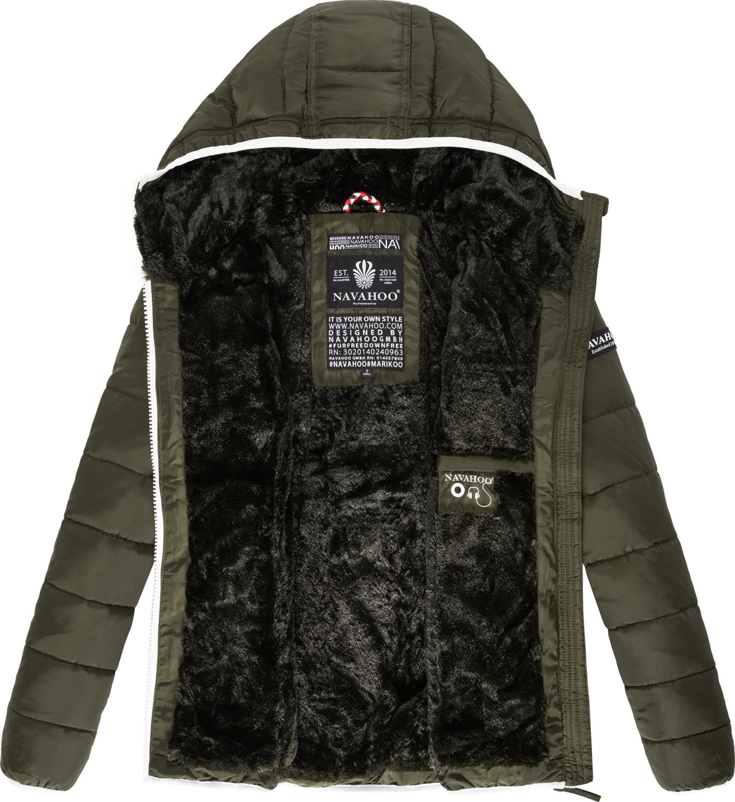 NAVAHOO Преходно яке 'Elva' в зелено