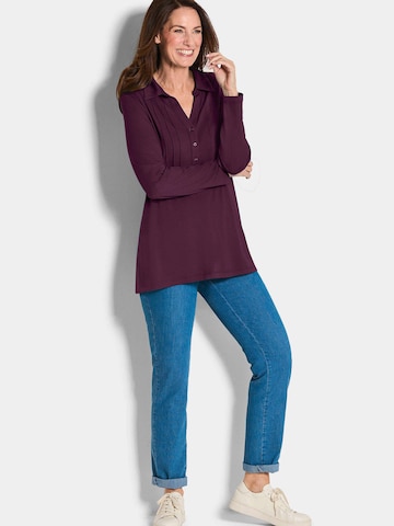 Goldner Shirt in Rot