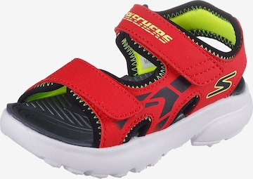 SKECHERS Sandals & Slippers in Red: front