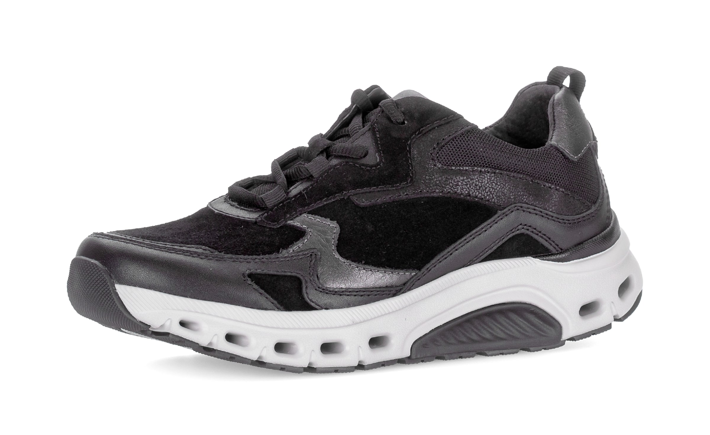 Gabor Rollingsoft Sneaker in Schwarz: Vorderseite