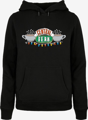 Sweat-shirt 'Friends - Central Perk Christmas Lights' ABSOLUTE CULT en noir : devant