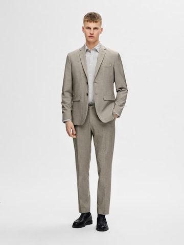 SELECTED HOMME Regular Pantalon 'Liam' in Bruin