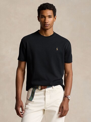 Coupe regular T-Shirt Polo Ralph Lauren en noir : devant