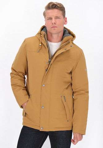 Veste fonctionnelle Schmuddelwedda en jaune : devant
