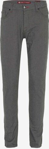 CIPO & BAXX Slimfit Hose 'Stan' in Grau: predná strana