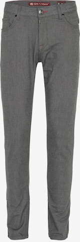 CIPO & BAXX Slim fit Pants 'Stan' in Grey: front