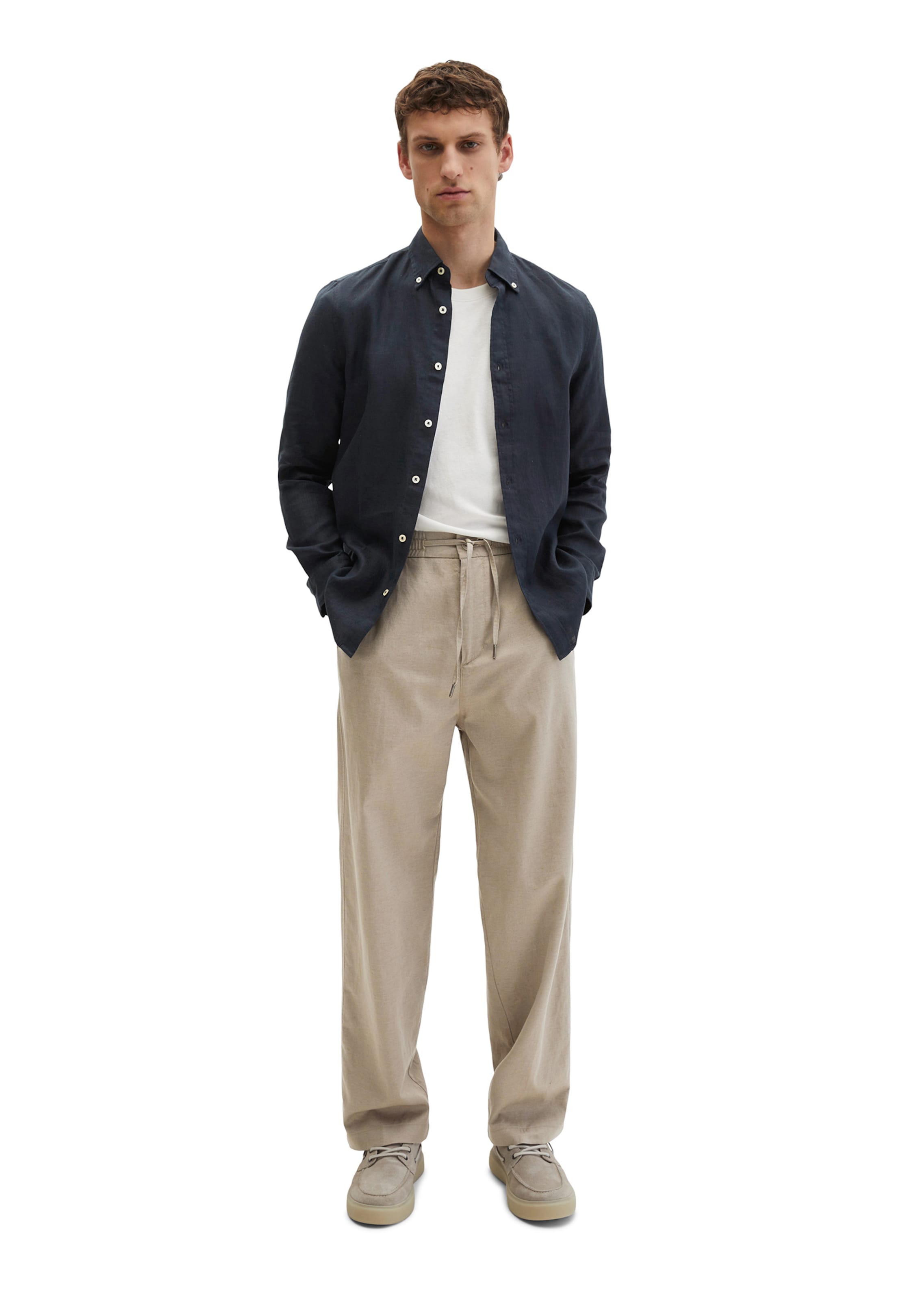 Marc O'Polo Regular fit Overhemd in Blauw