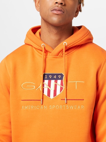GANT Regularny krój Bluzka sportowa w kolorze pomarańczowy
