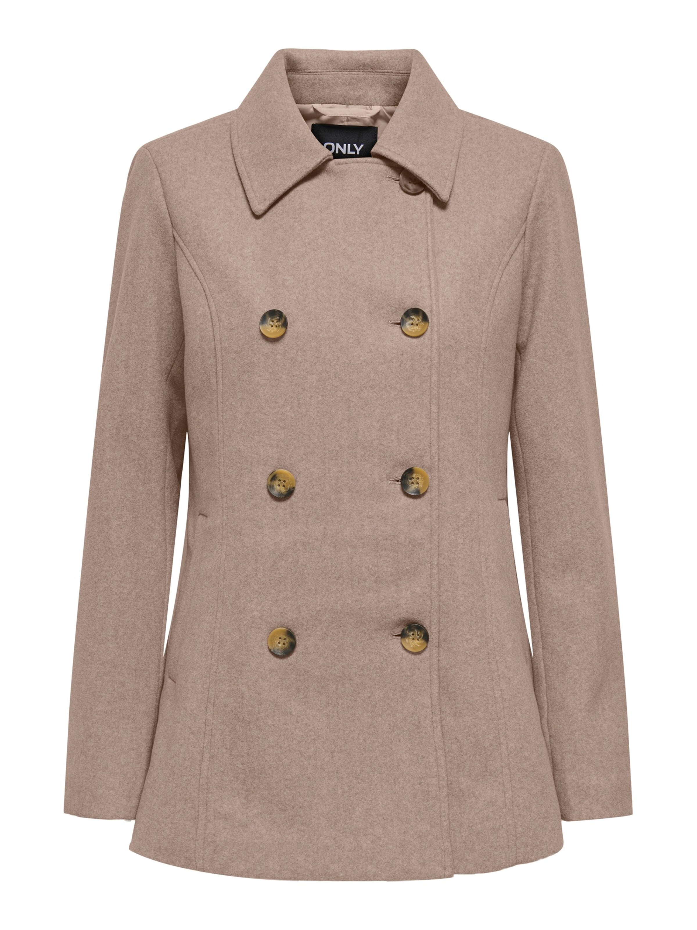 Manteau mi-saison 'ONLBLAKE' ONLY en marron : devant