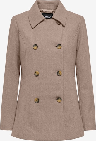 Manteau mi-saison 'ONLBLAKE' ONLY en marron : devant