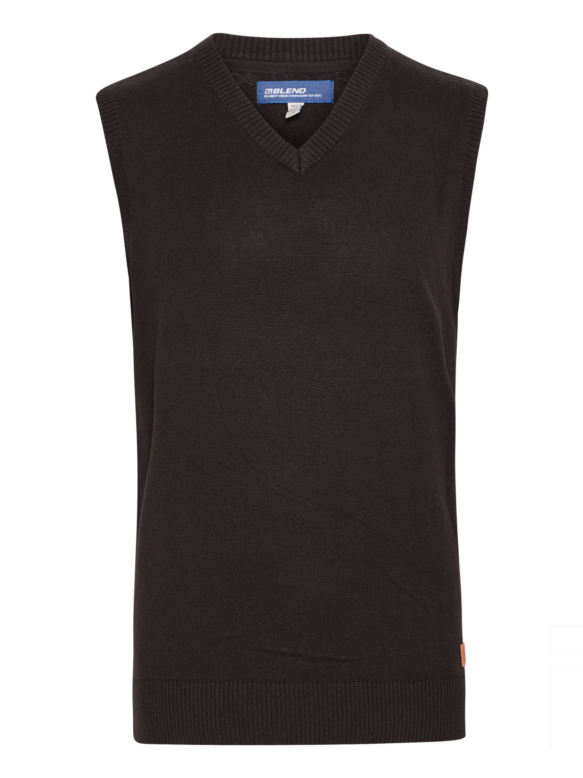 Canottiera di BLEND in nero: frontale