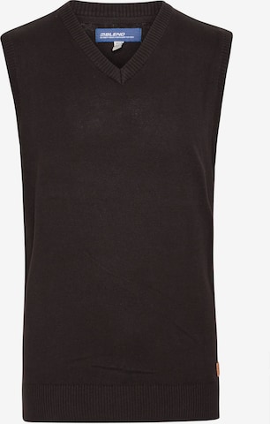 BLEND - Camiseta sin mangas en negro: frente