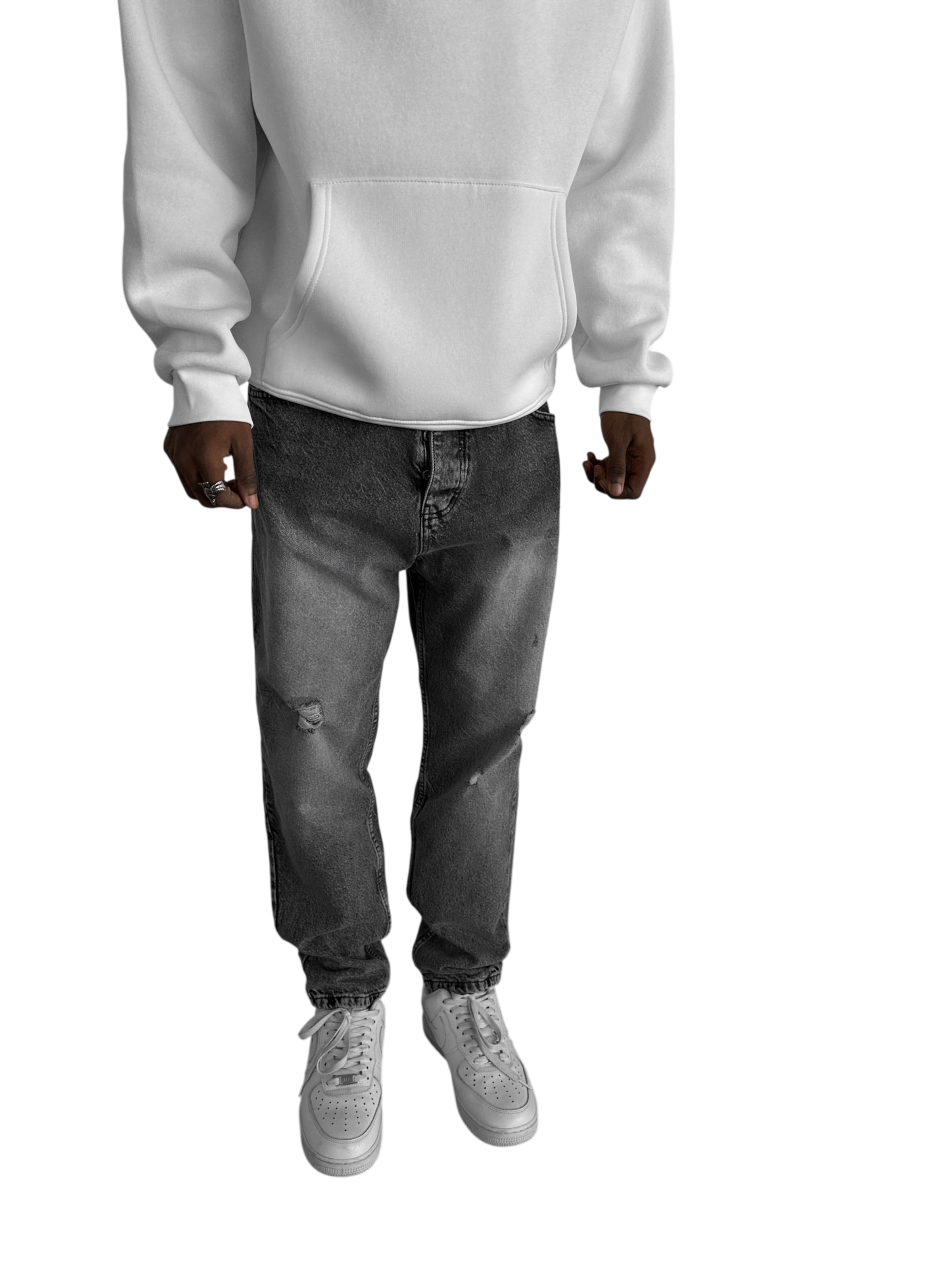 Kleidermafia Jean en 29 en anthracite, Vue avec produit