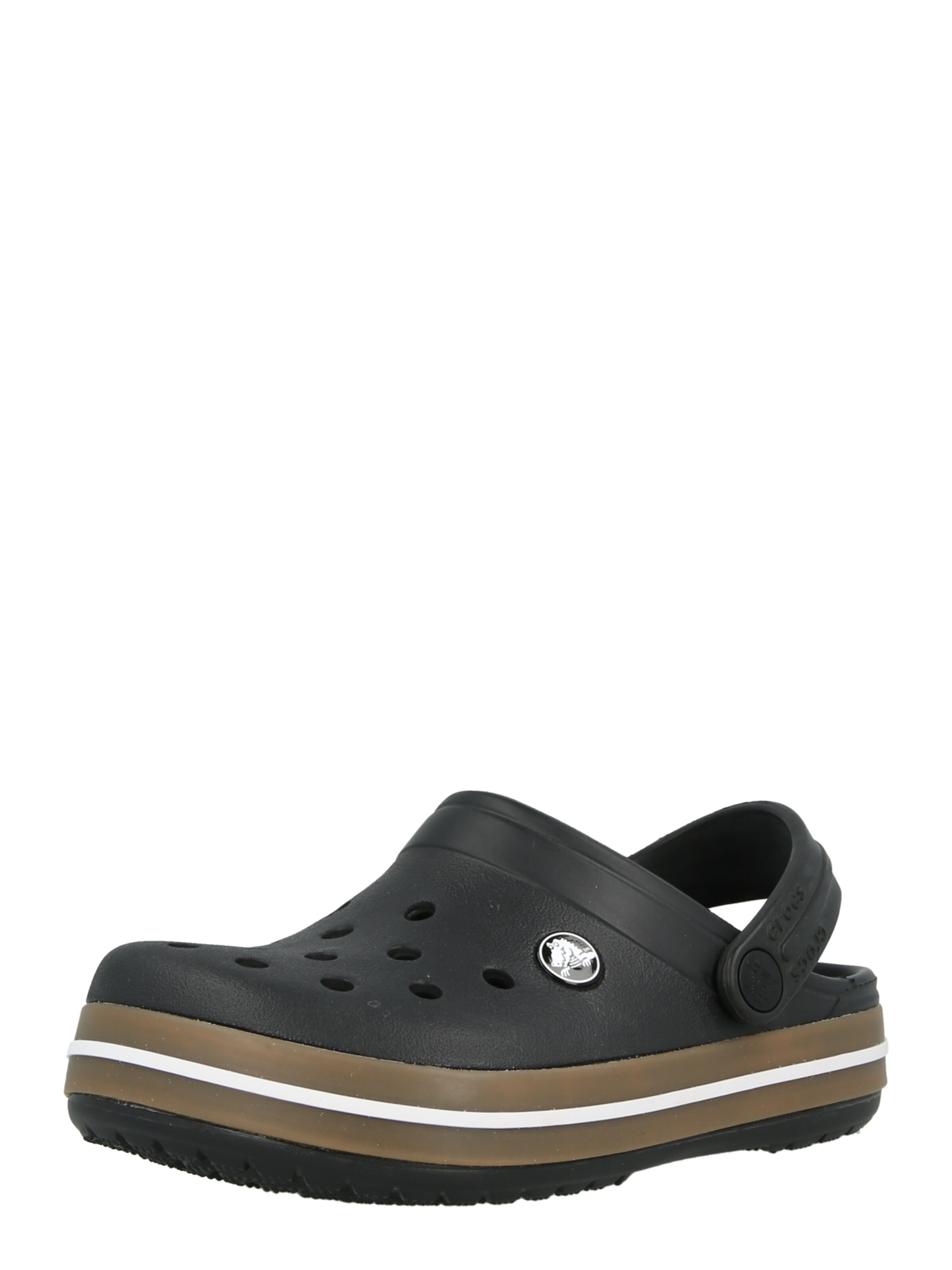 Crocs Ανοικτά παπούτσια 'Crocband' σε μαύρο: μπροστά