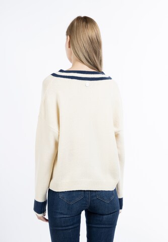 DreiMaster Maritim Pullover in Beige