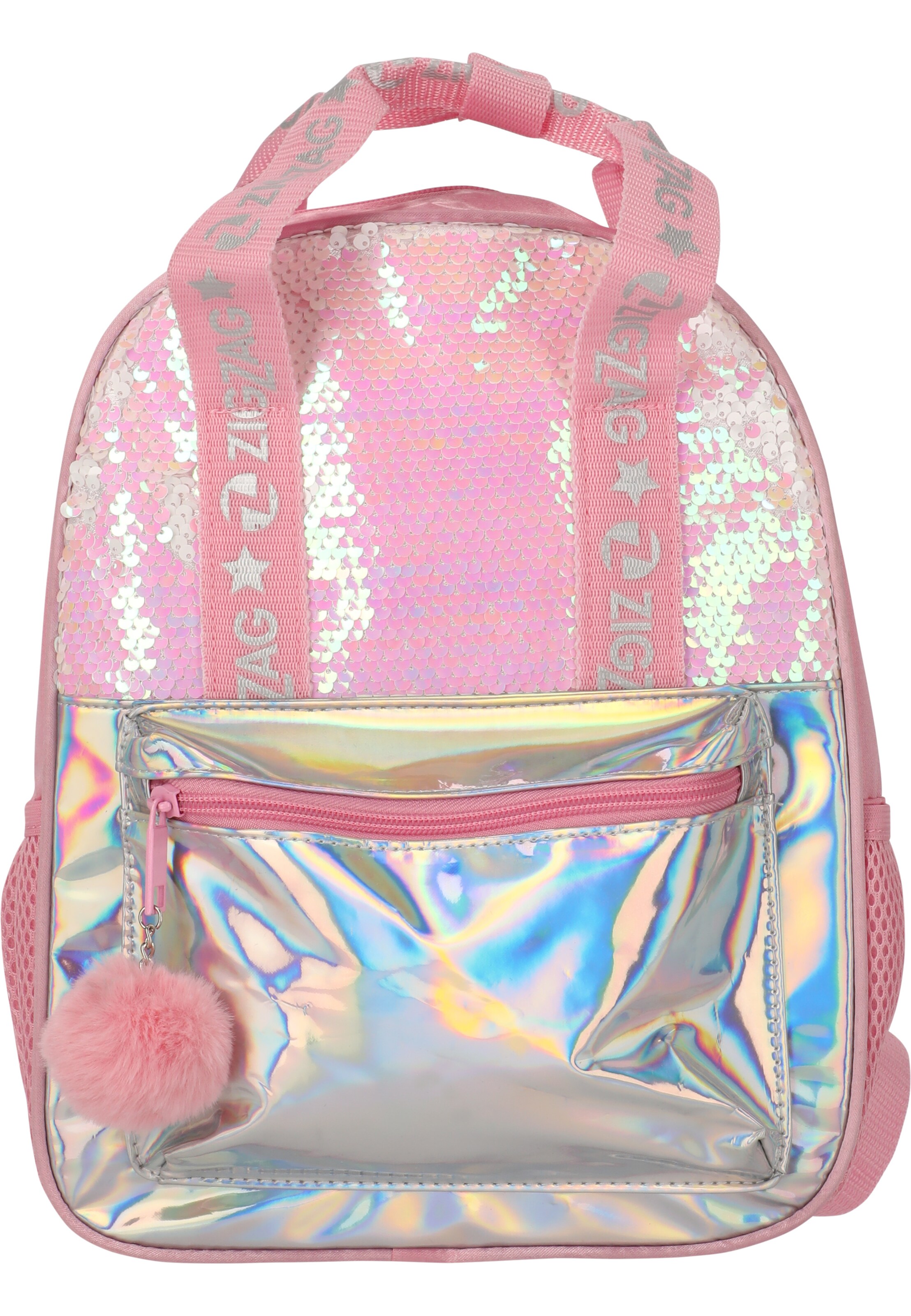 ZigZag Rugzak 'Aurora' in Rood: voorkant