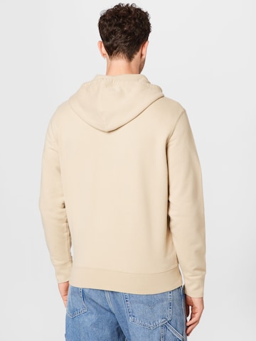 LEVI'S ® Regular Fit Sweatshirt 'Original Zip-Up Hoodie' in Beige
