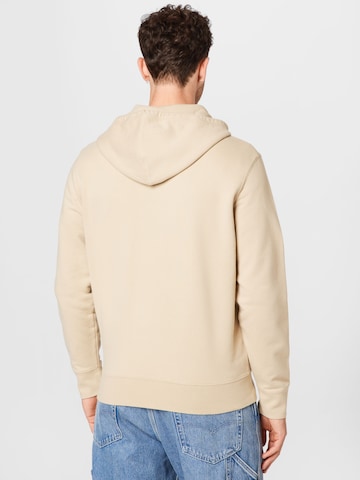 LEVI'S ® - Ajuste regular Sudadera con cremallera 'Original Zip-Up Hoodie' en beige