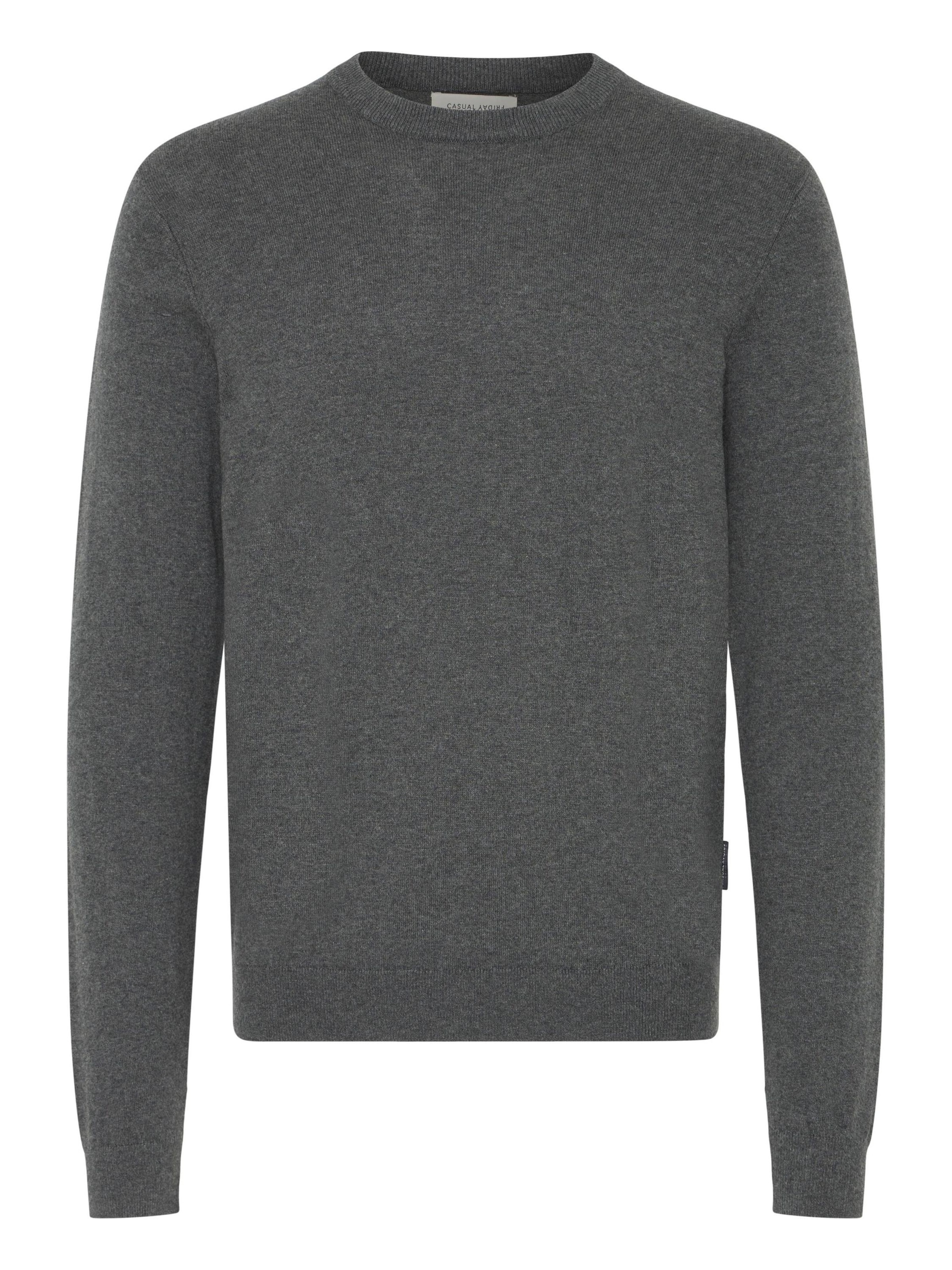 Casual Friday - Pullover ' CFHALFDAN ' em cinzento: frente
