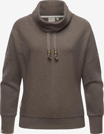 Ragwear Sweatshirt 'Balancia' in Brown: front