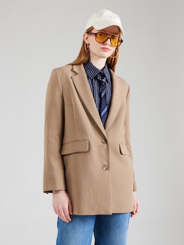 Blazer 'Rita' SELECTED FEMME en beige : devant