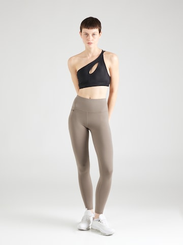 UNDER ARMOUR Skinny Sporthose 'Motion' in Grau