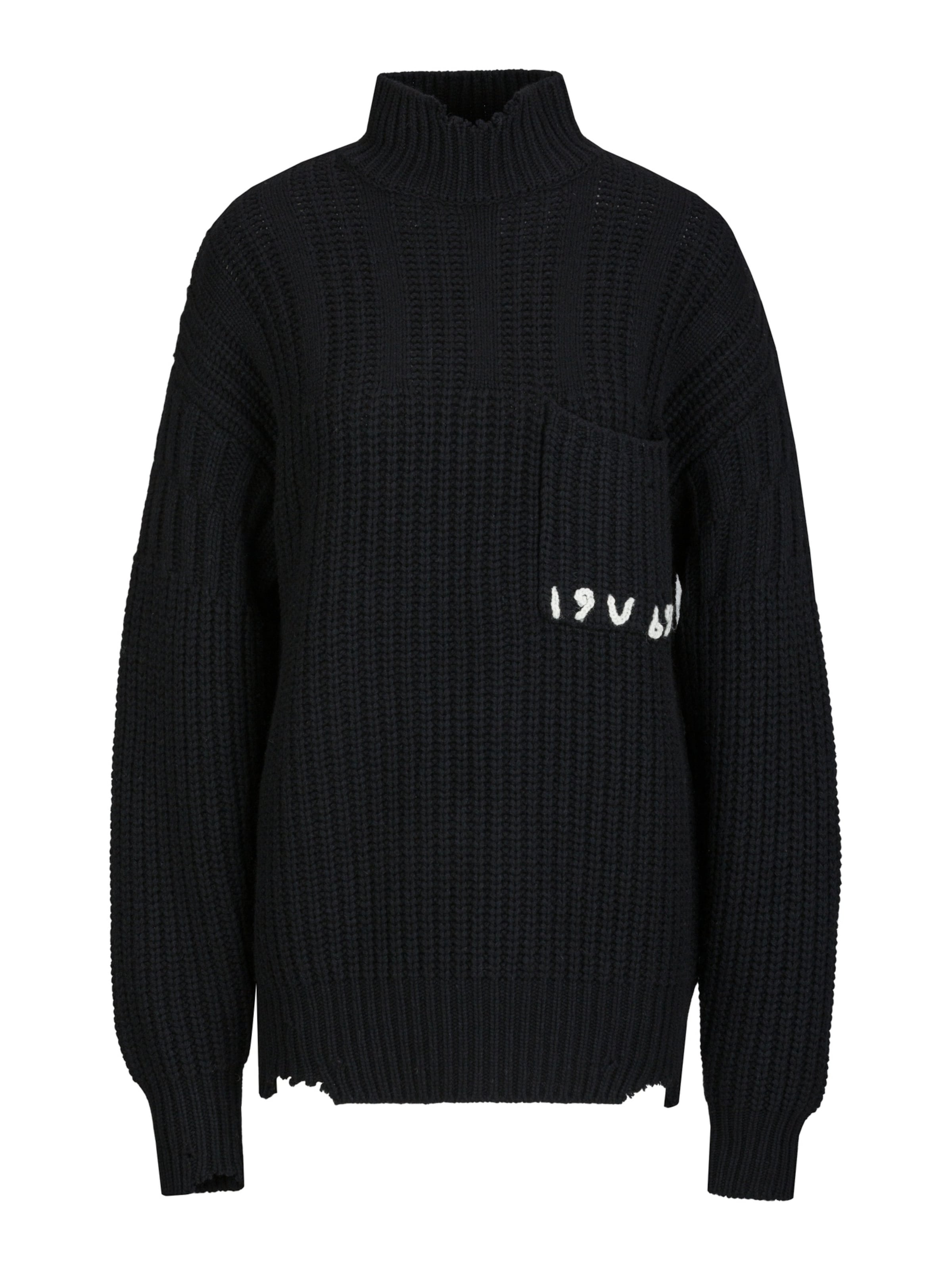 Pull-over 'Rosanna' 19V69 ITALIA en noir : devant