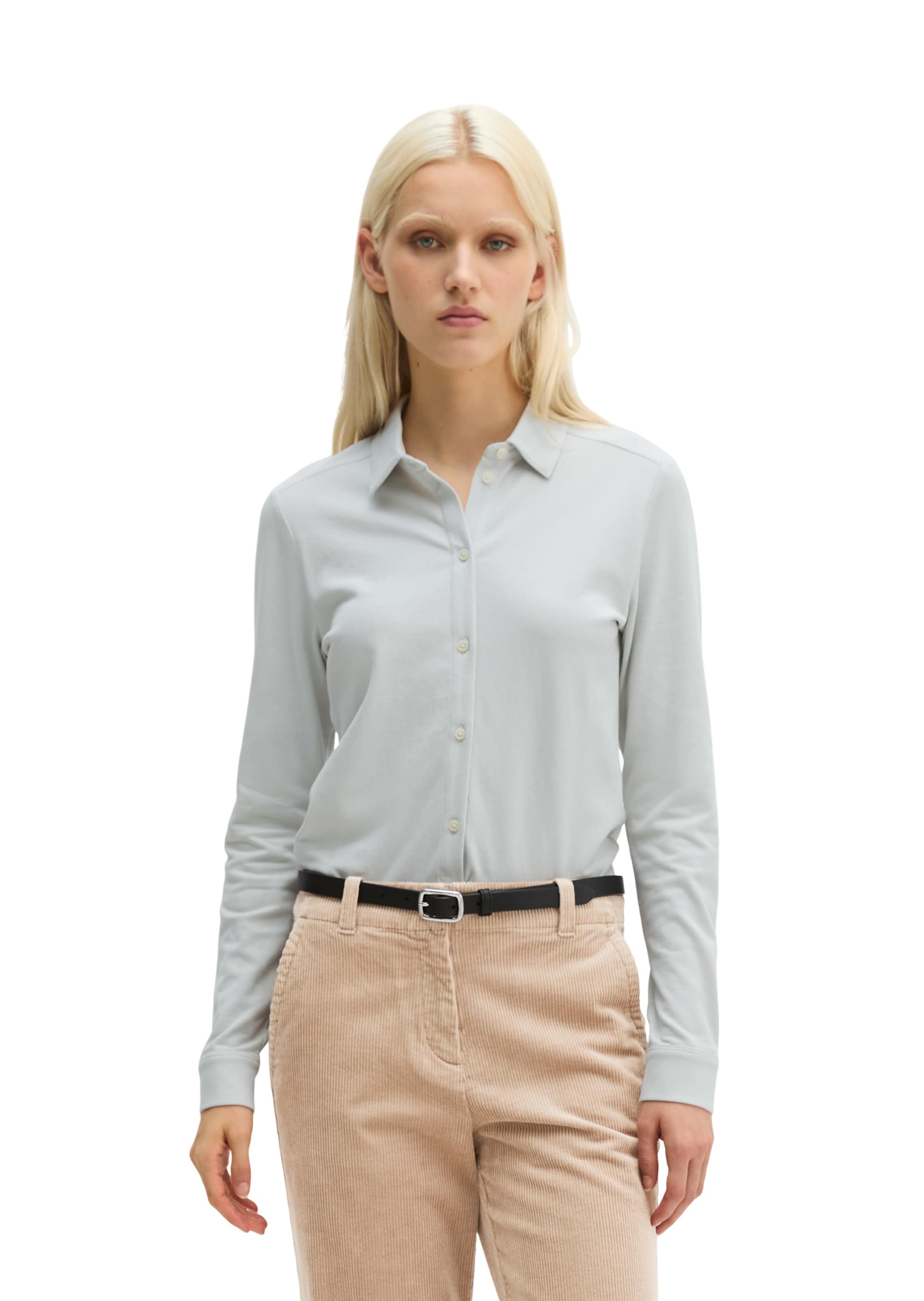Marc O'Polo Blouse in Grijs: voorkant