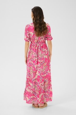 Robe-chemise 'Lora' Cream en rose