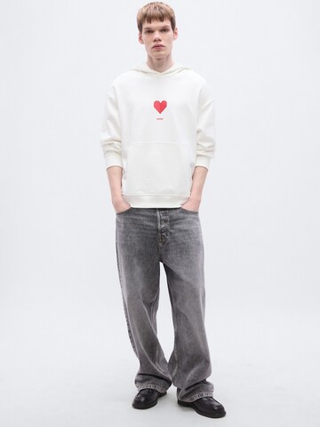 HUGO Majica 'Dalentinos' | bela barva