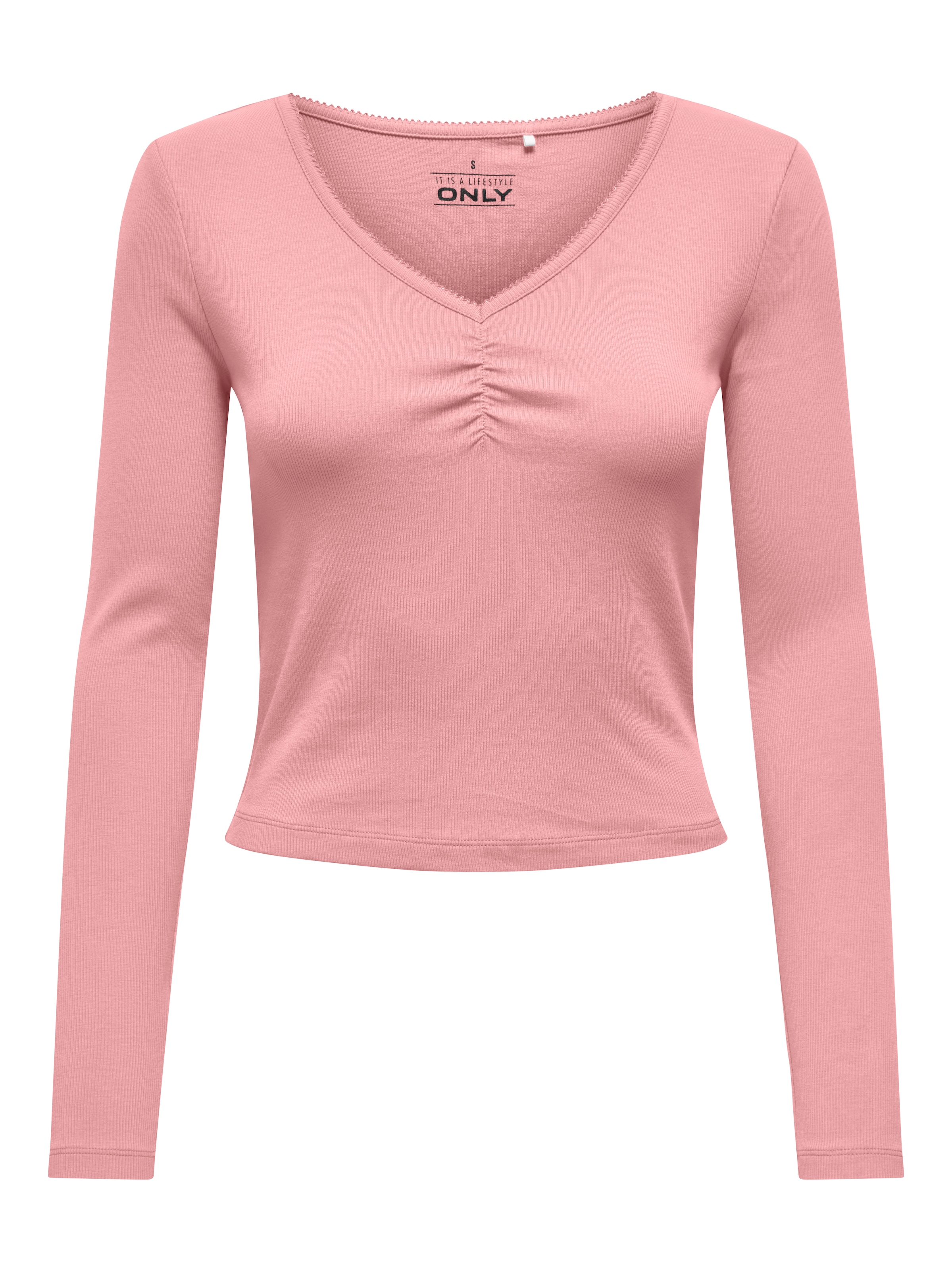 ONLY Shirt in Pink: front