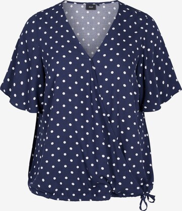 Zizzi Bluse in Blau: predná strana