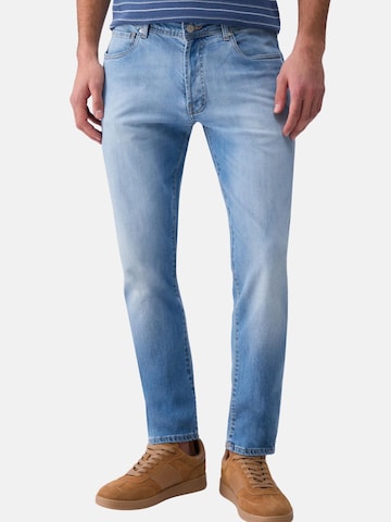 Liu Jo Normalny krój Jeansy 'LIU JO UOMO JEANS FRED PANTALONE' w kolorze niebieski: przód