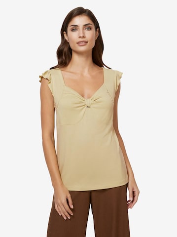 heine T-shirt 'ASHLEY BROOKE' i beige: framsida