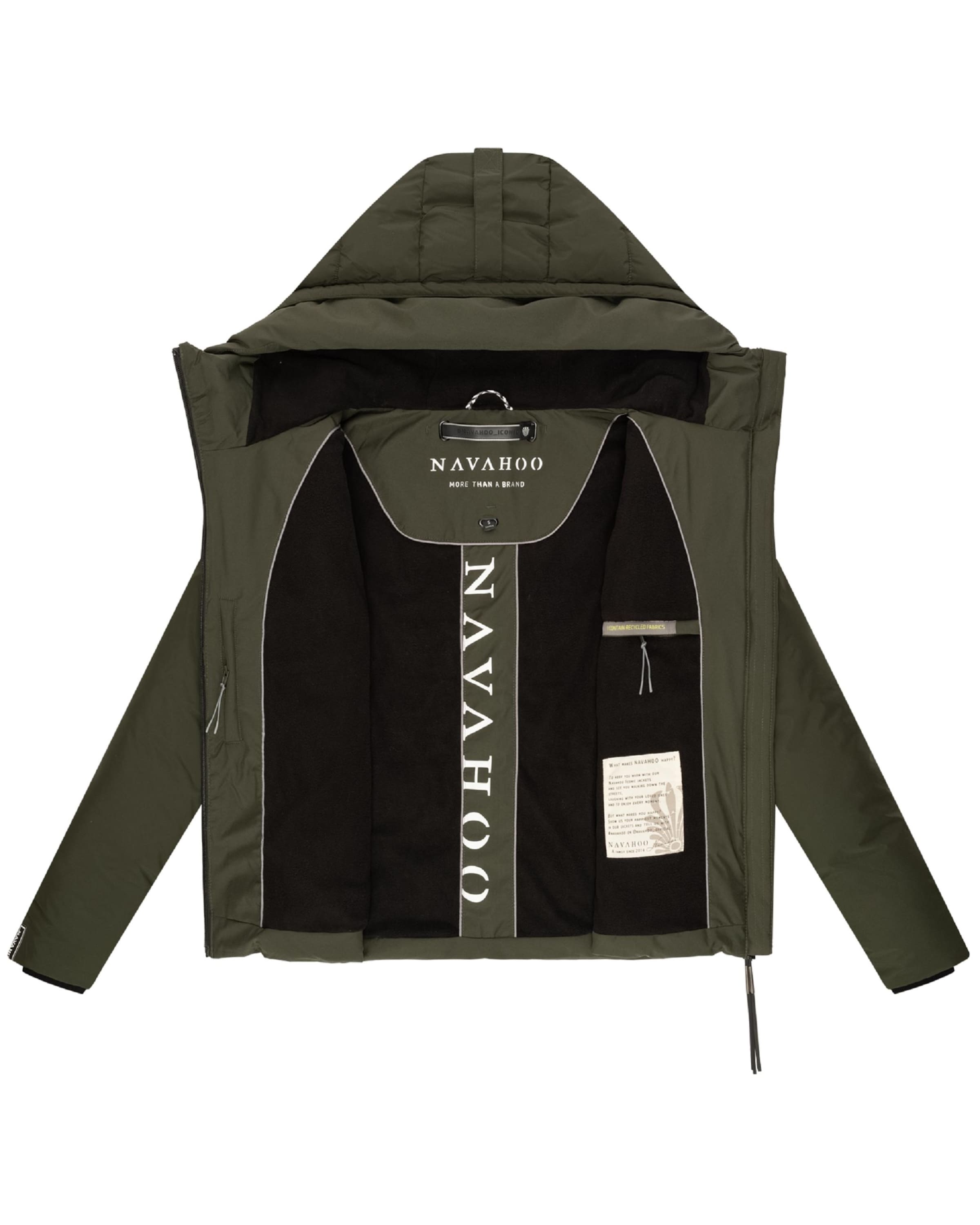 NAVAHOO Функционално яке 'Liebesküken XIV' в зелено
